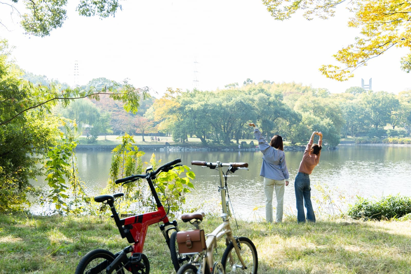 山田池公園を自転車でぐるり一周楽しむ！