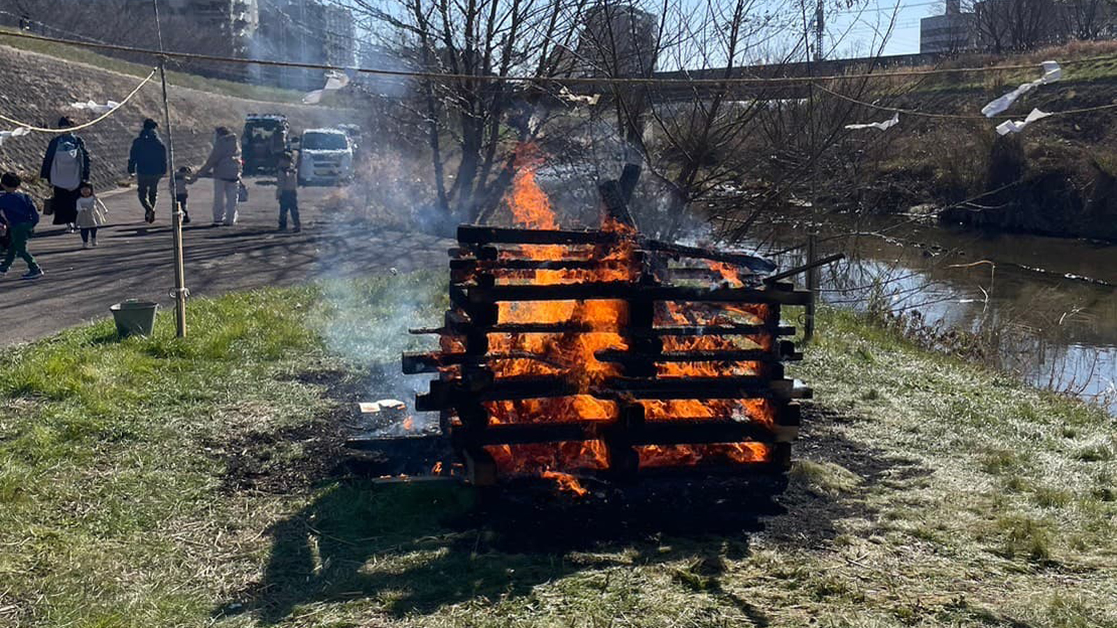 〈 1/11(日)@枚方市天野川堤防〉